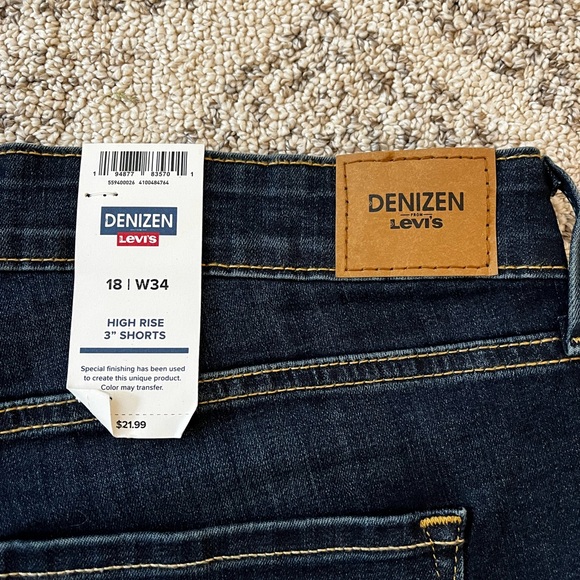Denizen Levi Denim High Rise Shorts - Picture 4 of 8